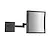 MAYA specchio ingranditore quadrato 5x nero opaco codice prod: 000021131400000 product photo Default XS2