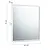 SICURA specchio basculante 60X70 bianco codice prod: 000048000200000 product photo Foto1 XS2