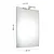 William specchio filo lucido 80X60 con lampada led codice prod: 000025560000001 product photo Foto1 XS2