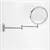 Doppiolino specchio ingranditore tondo cromato codice prod: 47/2KK2 product photo Default XS2