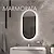Marmorata specchio ovale satinato 50x90 luce calda codice prod: L46081/CA product photo Default XS2