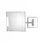 Quadrolo Led specchio braccio singolo ingranditore x3 codice prod: C60/1BA-3 product photo Default XS2