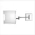 Quadrolo Led specchio ingranditore x3 quadrato a 2 braccia cromato codice prod: C61/2KK3 product photo Default XS2