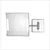 Quadrolo Led specchio ingranditore x3 quadrato cromato codice prod: C60/1KK3 product photo Default XS2