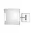 Quadrolo Led specchio ingranditore x3 quadrato cromato codice prod: C61/1KK3 product photo Default XS2
