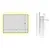 Specchio Led Perimetrale L180 H60 3000K luce calda gialla  serie Montecristo codice prod: CO-L46063/CA product photo Foto1 XS2