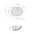Lavabo Denise Incasso Sottopiano Bianco 56 cm codice prod: 6002 product photo Foto1 XS2