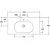 M2 5232 lavabo sospeso 1 foro 90x48 bianco codice prod: 5232 product photo Foto1 XS2