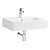 Closer lavabo da appoggio 50x46 bianco lucido monoforo codice prod: 500.877.00.1 product photo Default XS2