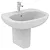 Tesi new lavabo 1 foro 65x50 sospeso -COLONNA E SEMICOLONNA NON INCLUSA codice prod: T351301 product photo Default XS2