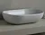 Lavabo in ceramica ovale 60x40 bianco lucido da appoggio senza troppopieno codice prod: DSV17443 product photo Default XS2