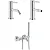Acquerelli lavabo - bidet - vasca codice prod: AQ93118/1CR AQ93119/1CR AQ9311 product photo Default XS2