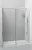Porta pivot c/fisso in linea hall six 100 nicchia argento lucido reversibile codice prod: DSV17542 product photo Foto2 XS2
