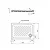 Gemma 2 piatto doccia ceramica rettangolare 100x70 bianco h 7 codice prod: T469201 product photo Foto1 XS2