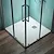Ultra Flat S+ piatto doccia ceramica quadrato 100x100 bianco h 3 codice prod: T5608FR product photo Foto2 XS2