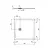 Ultra Flat S+ piatto doccia ceramica quadrato 90x90 bianco h 3 codice prod: T5597FR product photo Foto2 XS2