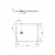Ultra Flat S+ piatto doccia ceramica rettangolare 100X80 bianco h 3 codice prod: T5596FR product photo Foto2 XS2