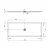 Ultra Flat S+ piatto doccia ceramica rettangolare 170x70 bianco h 3 codice prod: T5614FR product photo Foto1 XS2