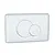 Placca 2 pulsanti per cassetta incastro cromato codice prod: 5.102.810.002 product photo Default XS2
