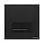 Placca Arte duo vetro alluminio nero codice prod: 4060420138 product photo Default XS2