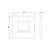 Placca Arte Metall mono bianco codice prod: 4060414101 product photo Foto1 XS2