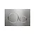 Placca a due tasti Sigma 20 acciaio spazzolato con anello cromo lucido codice prod: 115.889.SN.1 product photo Default XS2