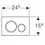 Placca a due tasti Sigma 20 cromo lucido codice prod: 115.882.KH.1 product photo Foto1 XS2
