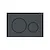 Placca a due tasti Sigma 20 nero lucido con anello nero opaco codice prod: 115.882.DW.1 product photo Default XS2