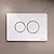 Nativa placca wc a doppio tasto rotondo bianco finitura cromata codice prod: JP3BC product photo Default XS2
