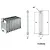 Comby aphrodite 3/870 radiatore bianco; prezzo per 1 elemento singolo codice prod: ATCOMS901000030870 product photo Default XS2