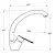 Miscelatore monocomando per lavello con canna girevole alta codice prod: SUNNY10600 product photo Foto1 XS2