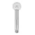 Miscelato lavabo Ceraline cromato senza asta di comando e scarico piletta, con sistema BlueStart codice prod: BD762AA product photo Foto2 XS2
