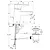 Miscelato lavabo Connect blu cromato con tubi flessibili codice prod: B9936AA product photo Foto1 XS2