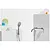 Gill miscelatore monocomando esterno vasca-doccia con deviatore aeratore doccetta cromato codice prod: ZGL139 product photo Foto2 XS2