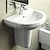 Washpoint lavabo 1 foro 70x48 bianco europeo codice prod: R3190001 product photo Foto1 XS2