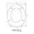 Ceramica Globo Lei sedile wc poliestere colato bianco codice prod: GLB45P product photo Foto3 XS2