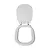 Ceramica Globo Modi sedile wc platinum poliestere colato bianco codice prod: GLB50P product photo Foto4 XS2