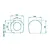 Colibri2 sedile wc termoindurente bianco codice prod: PGN11TL product photo Foto1 XS2