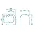 Esedra sedile wc bianco codice prod: IDS20P BIS product photo Foto1 XS2