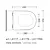 LINK sedile slim termoindurente bianco sgancio rapito codice prod: LKCW09 product photo Foto2 XS2