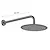 High Pro Plus set doccia tondo a parete grigio scuro codice prod: 0000GYHP1010600 product photo Foto4 XS2