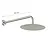 High Pro Plus set doccia tondo a parete spazzolato codice prod: 0000GYHP1010400 product photo Foto4 XS2