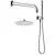 Kit doccia tondo con soffione, braccio doccia, supporto doccia, presa d&rsquo;acqua e doccetta codice prod: BN KIT C KI15 product photo Default XS2
