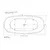 Vasca Free Standing 170x78 bianco matt serie Flow codice prod: 7320MT product photo Foto1 XS2