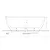 Vasca Free Standing 170x78 bianco matt serie Flow codice prod: 7320MT product photo Foto2 XS2