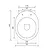 M2 wc 46 sospeso 36x46 bianco codice prod: 5249 product photo Foto1 XS2