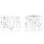 M2 wc 46 sospeso 36x46 bianco codice prod: 5249 product photo Foto2 XS2