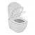 Tesi wc sospeso Rimless &reg; con sedile slim rallentato bianco lucido codice prod: T536001 product photo Default XS2