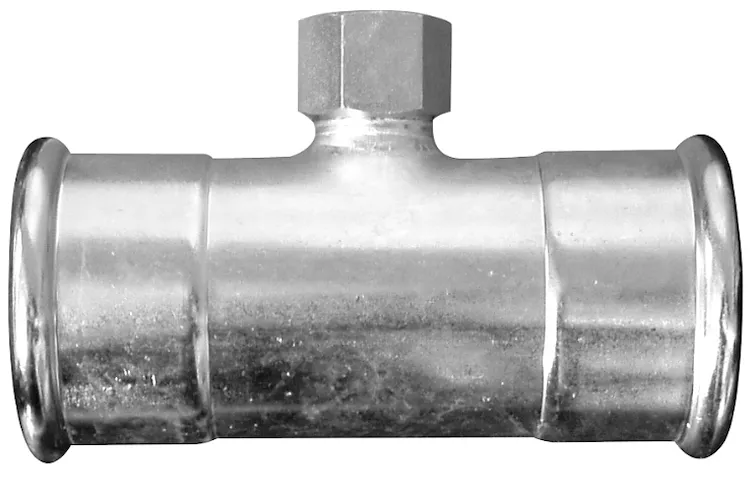 Tee con derivazione 22x1/2"x22 ff codice prod: DSV08416 product photo