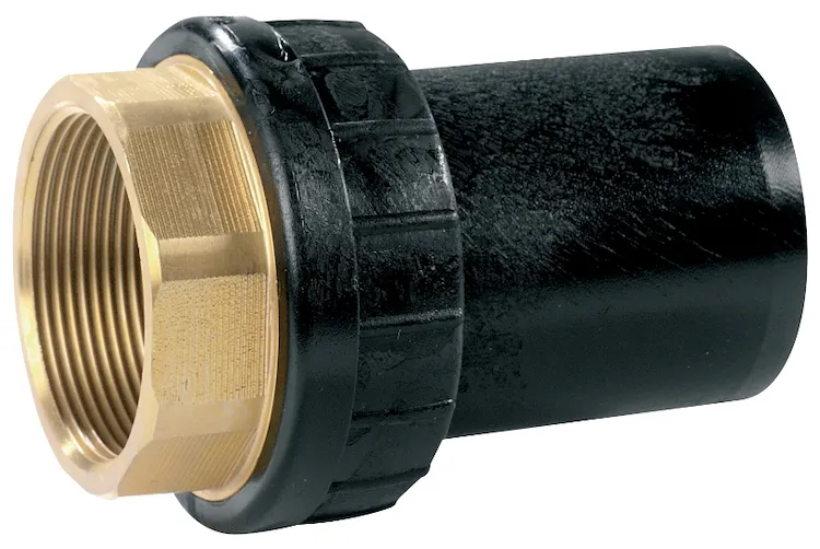 Raccordo di transizione pe/ottone diritto filettato f gas/acqua 110x4" codice prod: DSV14435 product photo